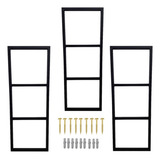 Suporte Tripla Prateleira Estilo Industrial 30 Cm - 3 Un