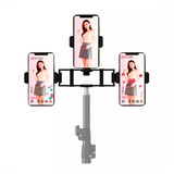 Suporte Triplo Adaptador Para Smartphone Greika Ph-3