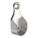 Suporte Tubo Cabideiro Crc Oval Oblongo Zamac - 200 Und