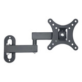 Suporte Tv Articulado Parede Painel Monitor 14 19 22 27 Pol Cor Preto