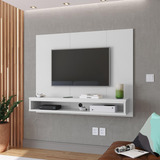 Suporte Tv Até 48 Polegadas Parede Painel Nicho Sala Estar Cor Branco