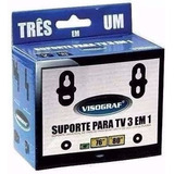 Suporte Universal 3 Em 1 Visograf Para Tv E Monitor -100kg
