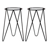 Suporte Vaso Tripe 30-30cm De Chão 25cm De Diametro Jardim
