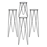 Suporte Vaso Tripé 30-60-60-60cm 18cm(d) Flores Plantas