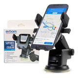 Suporte Veicular Celular Gps Universal Smartphone Ventosa