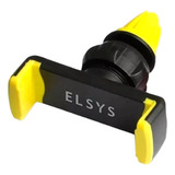 Suporte Veicular Para Celular Elsys Preto/amarelo Eas03sa-1x