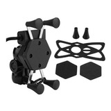Suporte X Grip 360 Carrega Usb Celular Gps - Bike Moto 