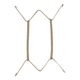 Suporte/gancho 3 Pçs Pratos De 31 A 40 Cm Em Arame De Aço 