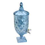 Suqueira Dispenser Cristal Diamond Azul Mentalizado