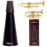 Surdina Strong Brass Modelo Practice Mute Black