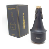 Surdina Trompete Straight Strong Brass Acabamento Preto