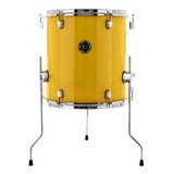 Surdo Avulso 14¨ Nagano Garage Yellow Race 14x14¨ Com 3 Pés