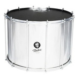 Surdo Axé 20'' X40 Cm Alumínio Cromado Pele Napa Timbra 8241