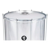 Surdo Axé 20 X 40cm Alumínio Cromado Timbra 10 Afinadores