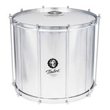 Surdo Axé Timbra 18 Pol X 40 Cm Em Alumínio Com Aro Cromado
