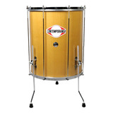 Surdo Contemporânea 18 Pol. 55cm Madeira Com Tripé