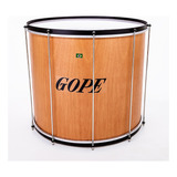 Surdo De Madeira Timbalada Gope 50x18 8 Afinações Com Pele L