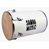Surdo Phx Madeira Samba Music 60x20 Pvc Branco 933ma Brw