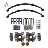 Suspensão Kit Molas 4 Lâminas 70cm Carretinha Reboque 500kg