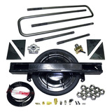 Suspensor Pneumático Base Reta 850mm Bolsa Grande Kit Comple