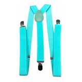 Suspensório Adulto Vermelho - Feminino Masculino Ajustável