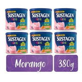 Sustagen Kids Morango 380g Kit C/6 Unidades