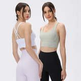 Sutiã De Fitness Feminino, Regata E Costas, Colete De Ioga S