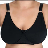 Sutien Sutian Kit 5 Reforçado Sem Bojo Liso Renda Plus Size