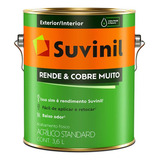 Suvinil Rende E Cobre Muito Fosco Branco Neve 3,6 Litros