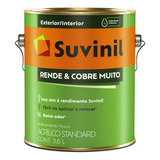 Suvinil Standard Tinta Rende E Cobre Muito 3.6 Litros Cor Branco