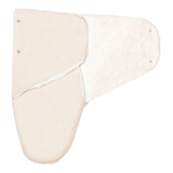 Swaddle Casulinho Dupla Face Bebê De Malha Cor Palha