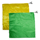 Swing Flag Quadrado Amarelo E Verde