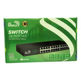 Switch 24 Portas Gigabit 10/100/1000mbps Homologado