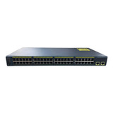 Switch Cisco Catalyst 2960 48p 10/100 / Ws-c2960-48tt-s 