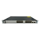 Switch Cisco Catalyst 3750 Series 24 Portas Poe 10/100