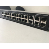 Switch Cisco Gerenciável Sf300 24 Portas Fast, 4 Giga 2 Sfp