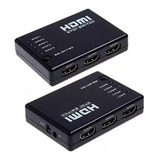 Switch Hdmi Adaptador Hub 5x1 Splitter 4k Com Controle