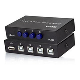 Switch Hub Switcher Abs 4 Port