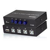 Switch Hub Switcher Abs 4 Port