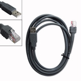 Sy* Kit 2 Cabos Leitor Codigo Barra Symbol - Ls2208 Ls1203 Cor Preto Não Se Aplica