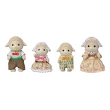 Sylvanian Families Familia Das Ovelhas Epoch Magia 5619