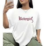 T Shirt Unissex Streetwear Tumblr Baby Girl Hip Hop Swag