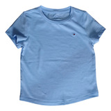 T-shirt Camiseta Básica Tommy Hilfiger Infantil Feminina