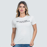 T-shirt Fem Mc Estmp No Time. 6423-9 Off U