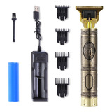T9 Usb Recarregável Profissional Cabelo Trimmer 0mm Baldhead