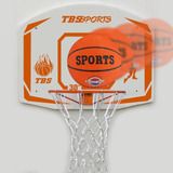 Tabela Cesta De Basquete Aro 41 Cm + Rede Seda Uv + Bola N7