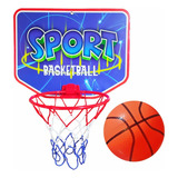 Tabela De Basquete Cesta C/ Rede Bola E Aro Infantil