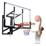 Tabela De Basquete Em Acrílico Com Aro E Fixador De Parede