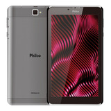 Tablet 7'' Ptb7ssg 16gb 3g Wi-fi Quad Core Android 9 Philco Cor Cinza