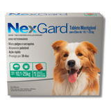 Tablete Mastigável Antipulgas E Carrapatos Nexgard Para Cães De 10 A 25 Kg